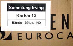 Sammlung Iving label