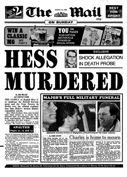 Mail Hess murdered 250