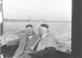 Roehm on boat, lake
