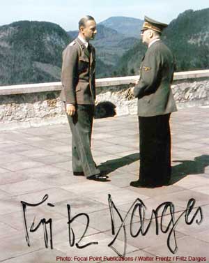 Hitler with Fritz Darges
