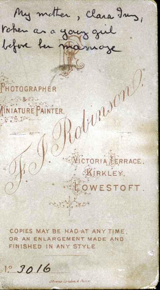 Clara young obverse
