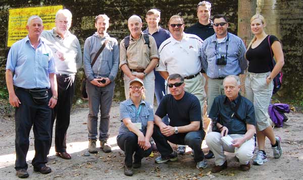 201111 10 Wolfs Lair 2011 tour group