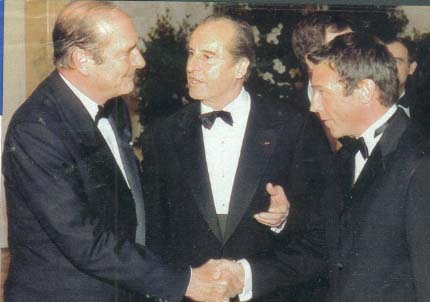 Chirac with Haider 1998