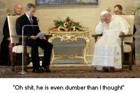 Bush and friend
