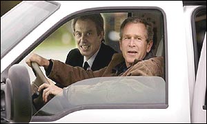 two men in white van