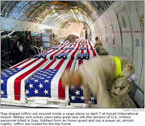 military coffins