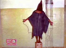 hooded man