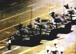 Man, stopped tanks