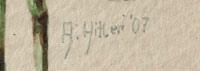 Hitler 1907 signature 200